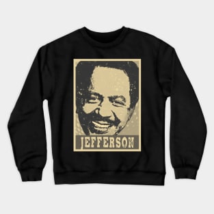 retro art (exlusive) smile//jefferson smile Crewneck Sweatshirt